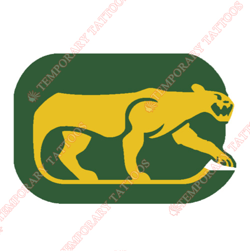 Chicago Cougars Customize Temporary Tattoos Stickers NO.7107
